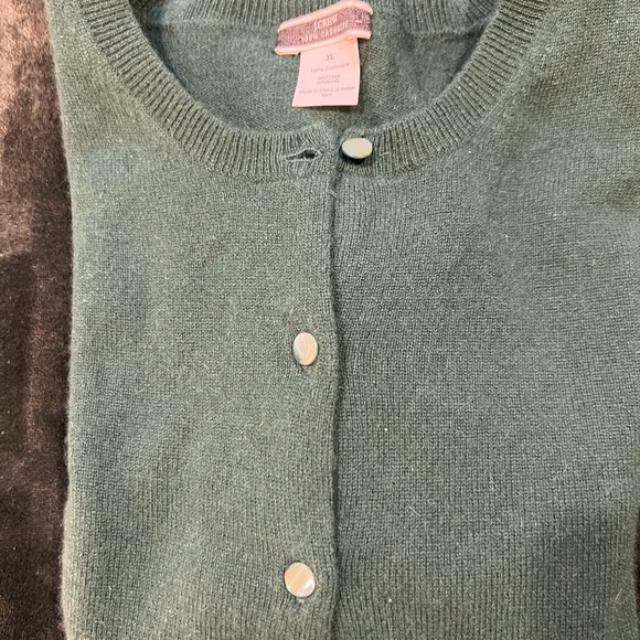 J. Crew Forest Green Women's Cardigan - Picture 1 of 3